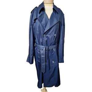 Vintage 90s Misty Harbor Duckwear Lightweight Rain Coat Trench Coat Womens XL/1X